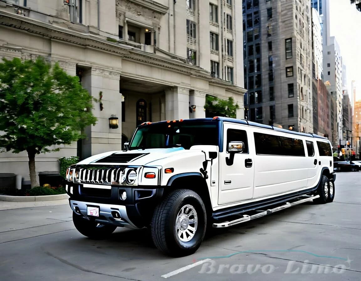 Hummer H2 White