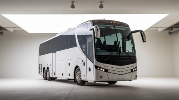 56-Passenger Charter Bus