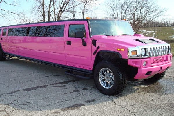 White 20-Passenger Hummer Limo