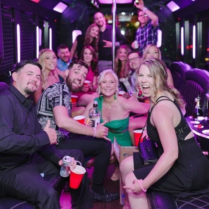 Vegas Bachelor Bachelorette Party Bus