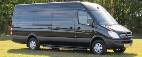 Black Mercedes Sprinter