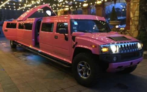 Pink 20-Passenger Hummer Limo