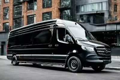 Black Party Bus