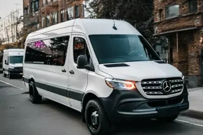 White Party Bus