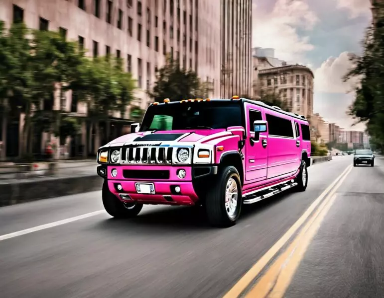 Hummer H2 Pink Limousine