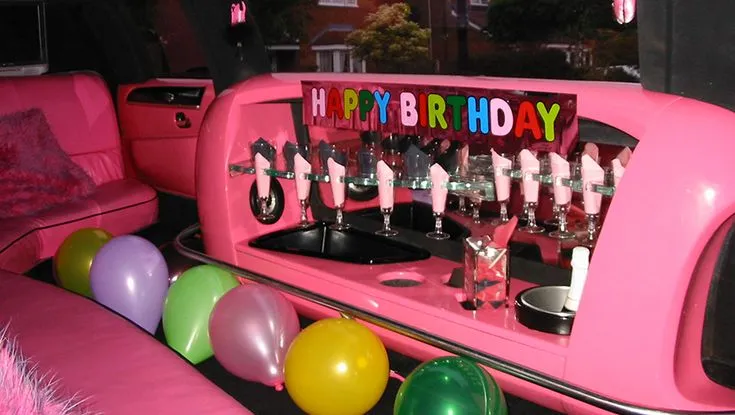 Pink SUV Limo