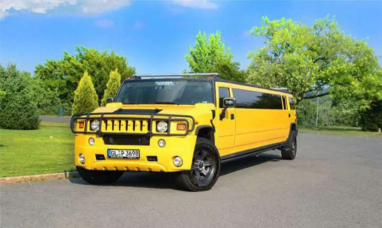 Hummer H2 Yellow