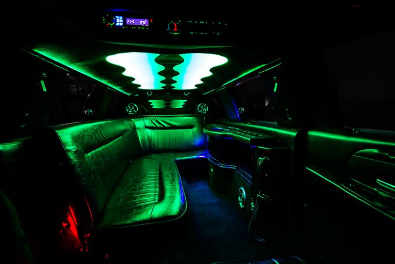 Pink 10-Passenger Stretch Limousine