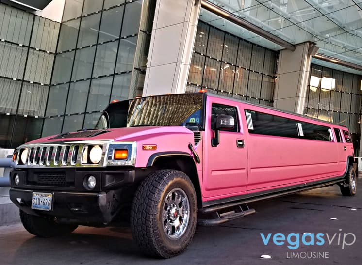 Pink 20-Passenger Hummer Limo