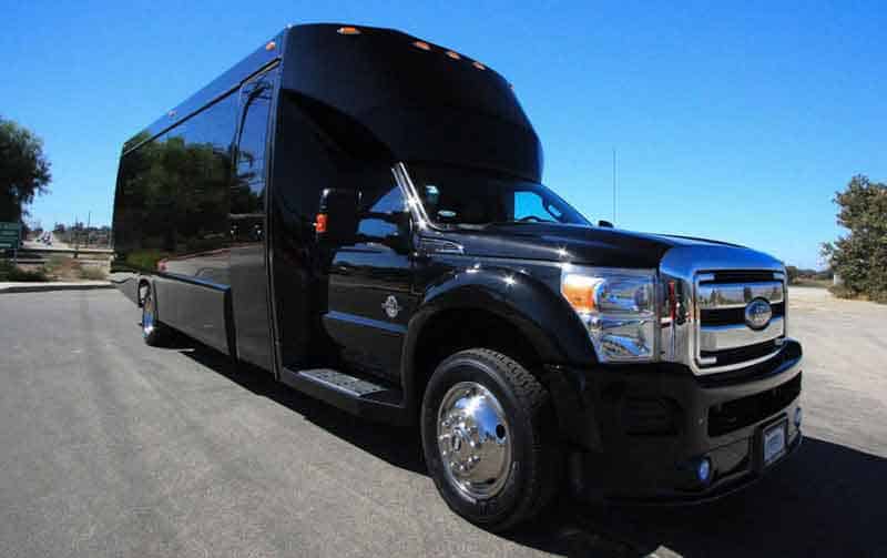 Black 30-Passenger Party Bus