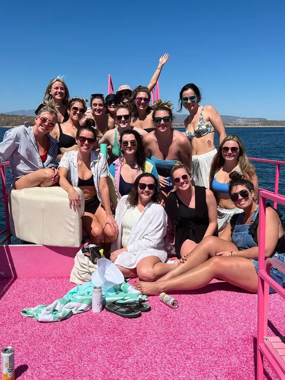 Pink 30-Passenger Party Bus