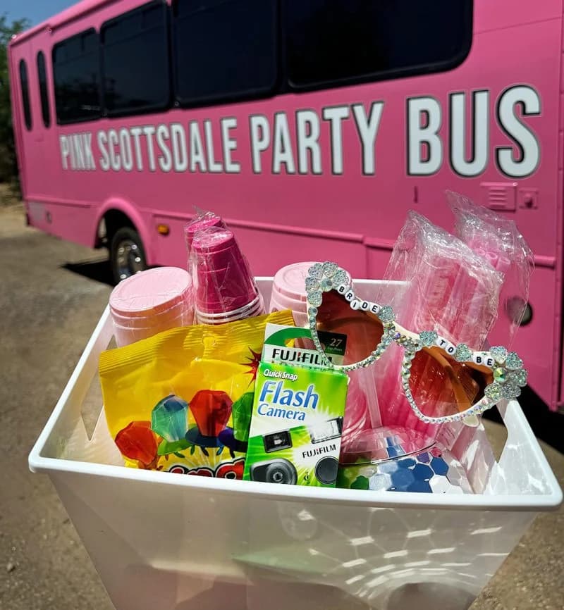 Pink Party Bus